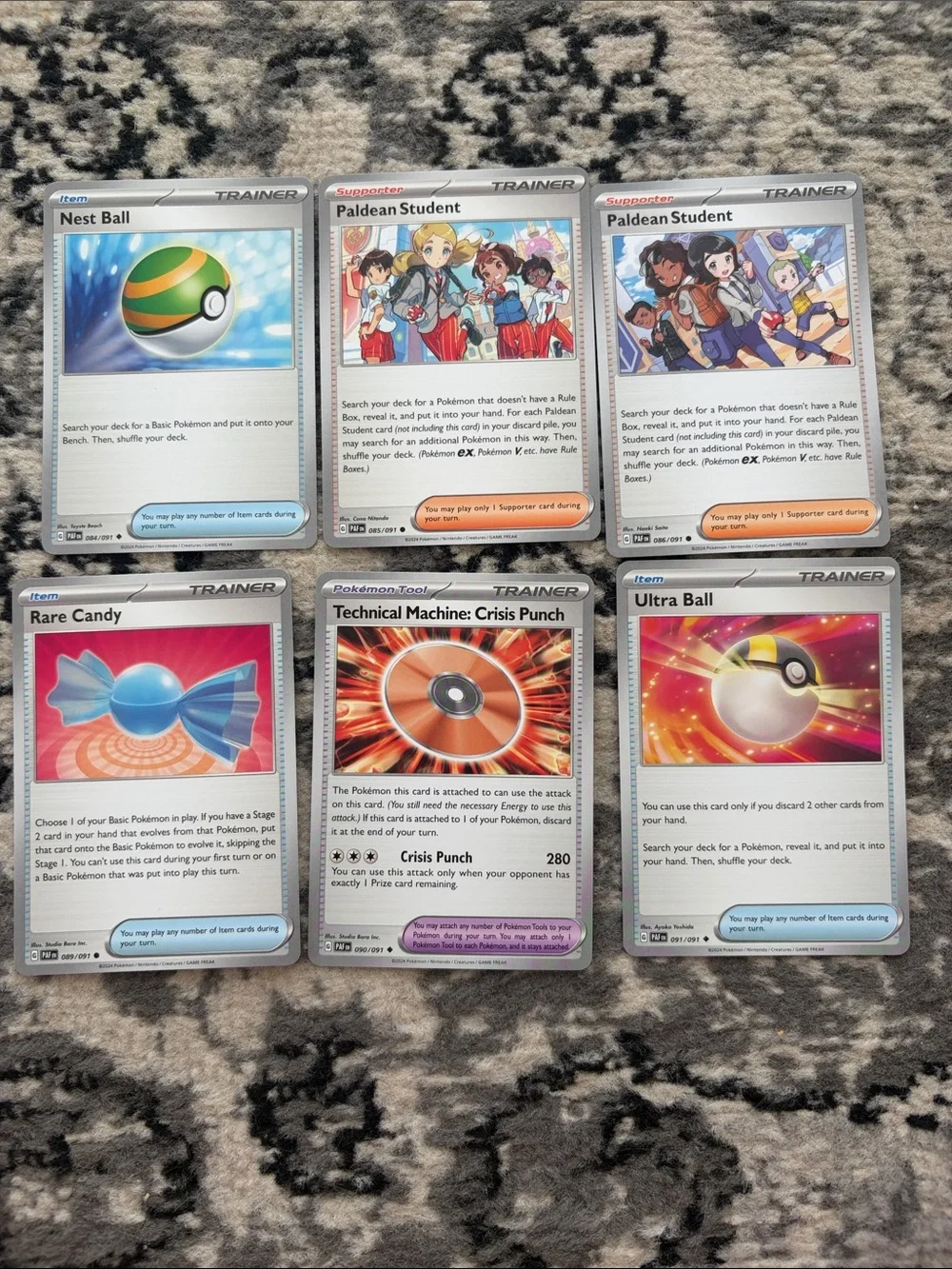 Paldean Fates Binder Builder Lot | 65 Unique Cards | Pokémon Set Collection